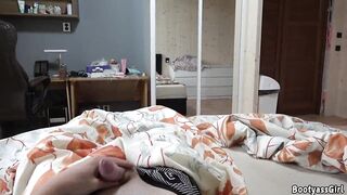 Stepmom knew what to do when this babe caught him masturbating