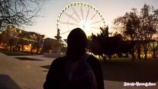 Cute Tiny Beauty Rides Large Dong! - Budapest Sex Vlog - Jamie Youthful