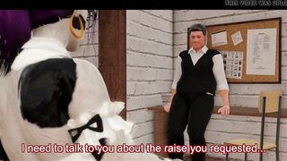 Bovine Adventures - The Waitress - Movie scene two
