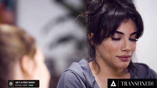 TRANSFIXED - Heartbroken Trans Girl Ariel Demure Moves On By Hard Banging Her Cis Lesbo Bestie