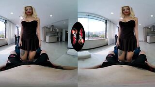 VRLatina - Small Large Tit Latin chick Barbie Sex VR Experience