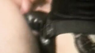 Breathtaking German bitch pegging her guy previous to a oral pleasure