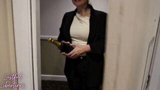 Cum hungry hotel manager tempted me as my wife showered