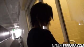 Bonnie Rotten Dances On Pole Then Sits On One