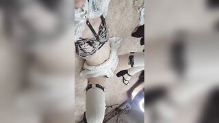 Impure talk Teasing and Cumming on u from above