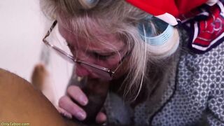 squirting 68 years old grandma fist banged