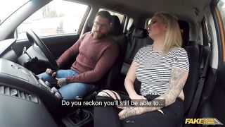 This mother I'd like to fuck has is all GOLDEN-HAIRED, LARGE BOOBS and a Hunger for DONG - Fake Driving School