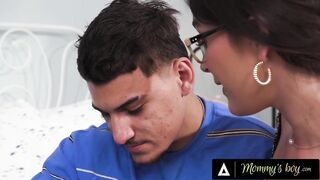 MAMA'S MALE - Caring PAWG mother I'd like to fuck Katrina Colt Widens Her Legs To Let Hung Stepson Experiment Anal Sex