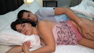 “Oh God, stepmother, why do u like to share a couch, stepson?"