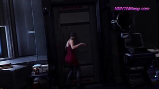 Thick penis breaks Ada's twat unfathomable in doggy style whilst alarms blare in the background (4K ULTRA HD)