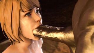 Max Caulfield Loses her Virginity to Ebony Tribal Chiefs Part 4