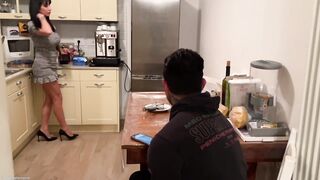 I screw Lucas Peracchi during the time that my spouse is at work and get my boobs filled with cum