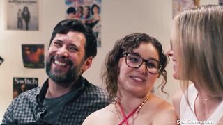 Large boobs mother i'd like to fuck Cory Pursue and her spouse Tommy Pistol tempt their recent daughterinlaw Leana Lovings into sex.The small sweetheart sucks and is facesitted