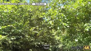 HUNT4K. Hunter talked a beauty into fellatio outdoors. Sexy sex with Vixi Rafi