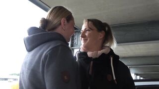 Parking garage escalation! This tail is ours! Thank u for your assist in any way!