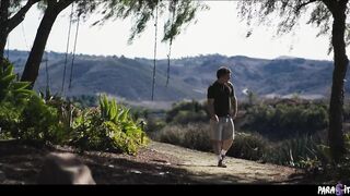 three Beauty 1 Stud - Freaky Hike Turns into Reverse Group-sex Femdom Fellatio