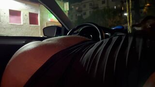 Uber Driver Eats BBC In DTLA (Sloppiest jizz flow Reviews) Black SSBBW Swallows Cum