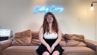 Casting Curvy: Breasty Red Head Nurse Tries Out For Porn