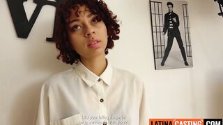 Small Lalin girl Teen Hotty Sucks Large Schlong POV In Sloppy Blow job Session
