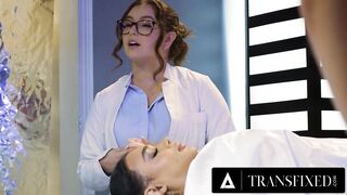 TRANSFIXED - DOLLS: Siri Dahl Joins Trans Fuckfest With Khloe Kay, Eva Maxim, & Zariah Aura! GROUP SEX!