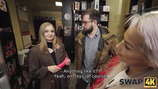 SWAP4K. Exchange wives in a kinky way: enticed a random gal and nailed her