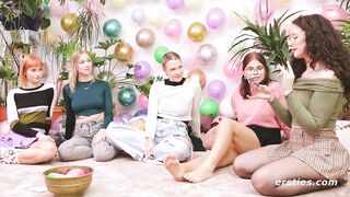 Ersties - Dare Ring Ep 1 of 4 - Tension Builds As 5 Amateur Hotties Get To Know One One more