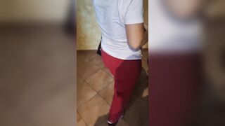 I bang my neighbour out of making any noise so as not to wake up my spouse