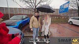 SWAP4K. THREE-SOME FUCK! Hawt sex with Daruma Rai & Veronica Leal