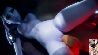 Shaved Cunt Widowmaker Gets Her Snatch Drilled, Taut Butt Juno Gets Anal Creampied