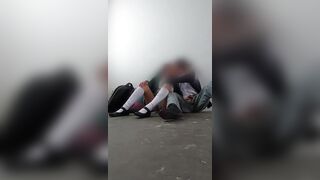 They couldn't resist gonna a hotel and had sex inside the school.