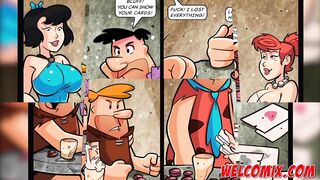 All in at the poker table with three hawt cuties!