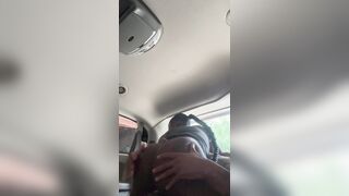 Quickie outside in the van