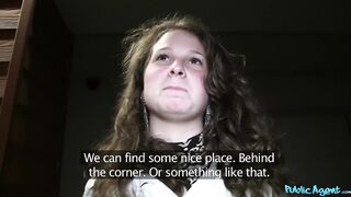 Public Agent - eighteen yrs old, fertile, her 1ST CREAMPIE, this babe's mellow for breeding