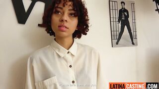 Tiny 18yo Colombian Cum Floozy Slurps Large Ramrod POV In Wicked Homemade Try-out