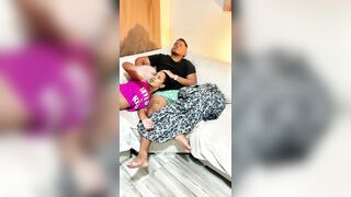 Mama & Step-Son Share a Bed