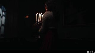 Vampire Seduction in Old Gothic Manor - Nerdy Cutie Gets Mesmerized by Century Old Hawt Blond Owner