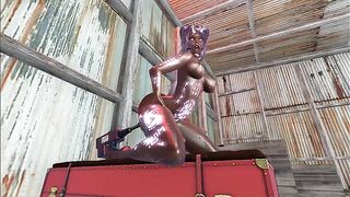 Marvelous Femboy Gets Wrecked By A Massive Sextoy On The Sex Machine, Ends With His Gap Wide Open.