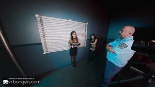 VR Bangers: 2 Hot Oriental Whores Suck Biggest Ramrods In A Hardcore Jail Fuckfest pt.1