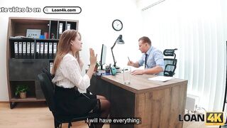 LOAN4K. Una Fairy likes to screw strangers on the office