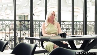 BLACKED BBC Hungry Blond Ashby Winter Gets DPed For The Very 1st Time