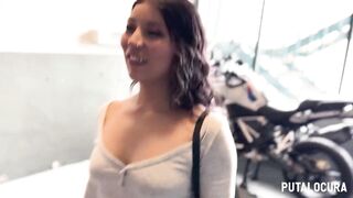 PutaLocura - Tiny Colombian Mia Camila was awaiting for a ally and ends up screwing Torbe in Pilladas