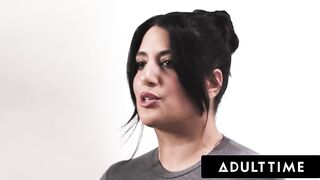 ADULT TIME - How Chicks Climax With Large Natural Boobs Sarah Arabic! FULL SCENE