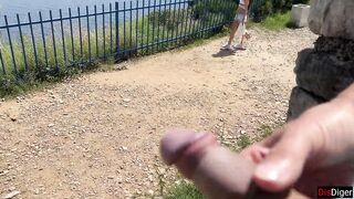 Public Knob Flashing - Angel Assist Me to Cum in Mountains