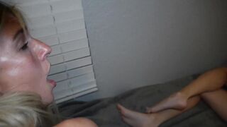 eighteen Year Old College Whores Argue During the time that Banging and Sucking a Frat Male!
