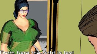 When my ally's mama caught me masturbating