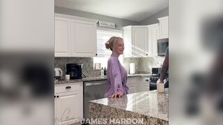 Blond Hotwife cucks spouse and takes creampie bbc