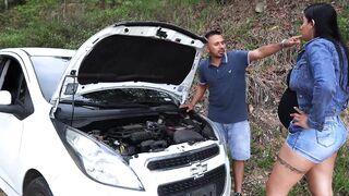 Mechanic repairs a hot mother I'd like to fuck's car in swap for banging her - Tommy Miller