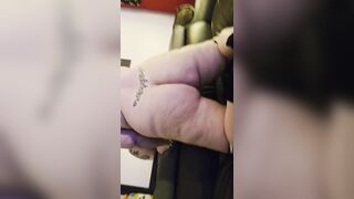 Amateur housewife Candid Sandra gets bare, sucks on a hard knob, gets screwed, & recieves a triple orgasm spunk flow with sexy goo raining everywhere