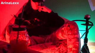 concupiscent cougar tempt boys in hookah place night club