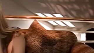 Charming Golden-haired Swinger Wife Drilled